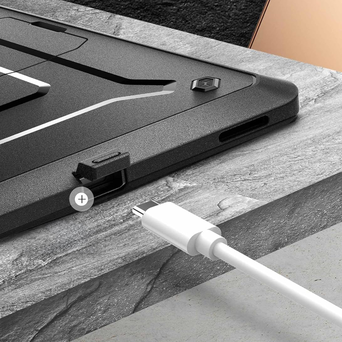 Etui pancerne Supcase Unicorn Beetle Pro do Galaxy Tab S9 FE Plus, czarne